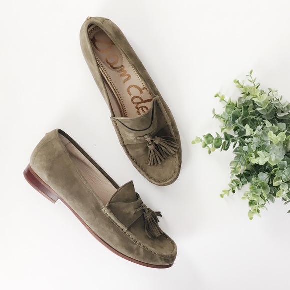 sam edelman green loafers